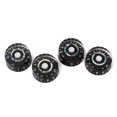 thumbnail image 3 of 4pcs Black Electric Guitar Knobs Abalone Blue Green B-Stock, 3 of 6