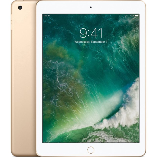 Apple iPad 5ème Génération 32GB (Wi-Fi + Cellulaire) Or, Très Bon (Rénové)