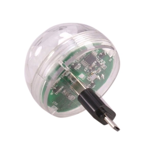 thinsony USB Port Powered Small Stage Lamp Colorful 4 LED Light 5V