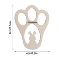 thumbnail image 3 of Happy Easter Decorations Easter Footprints Wooden Scene Layout Props Easter Painting Template Festival Decoration, 3 of 8