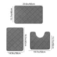 thumbnail image 3 of Halloween Decorations 2024,Rugs Indoor Sets,Rug Mat Carpet,Memory Foam Bath Mat Set,Bathroom Rugs For 5 Pcs Toilet Mats,Universal Soft Comfortable Non-Slip Thick Machine Washable Easier To Dry Dark, 3 of 7
