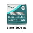 thumbnail image 2 of Waysh Barber Razor Blades, 800 Count Bulk Supply, 2 of 7