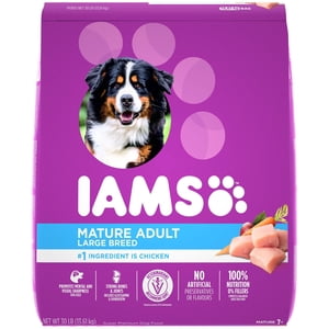 Iams Mature Adult Large Breed with Chicken & Whole Grains Recipe Dry Dog Food 14kg