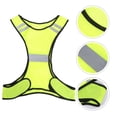 thumbnail image 3 of LNGOOR Gilet de Sécurité Réfléchissant pour Course Jogging Marche Vélo (Jaune LUCIFER), 3 of 7