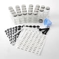 thumbnail image 1 of Farberware 24 Piece- Empty 4oz Glass Jar Set with Accessories, 1 of 5