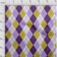 thumbnail image 3 of oneOone Rayon Lime Green Fabric Check Argyle Sewing Craft Projects Fabric Prints By Yard 56 Inch Wide, 3 of 4
