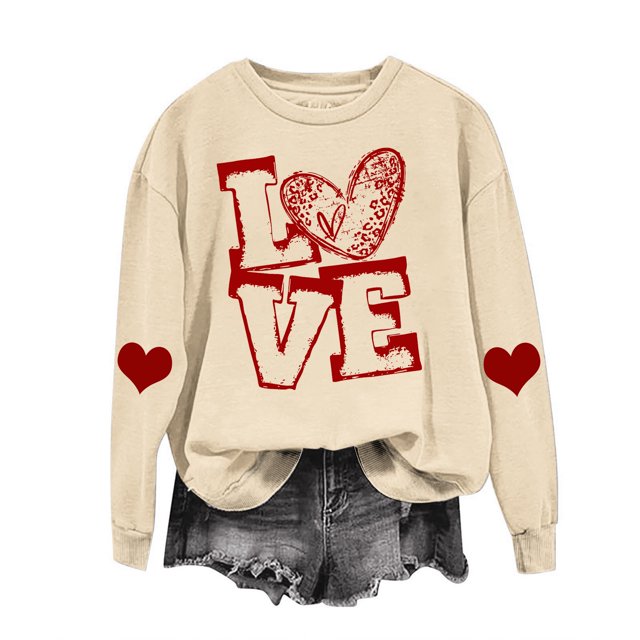 Birdeem Womens Christmas Printed Round Neck Long Sleeved Top Loose Fitting Sweater
