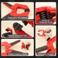 thumbnail image 3 of Amdohai Heavy Duty Spring Clamp DURA Woodworking Clamp 9 Inch Plastic Spring Clips with Flexible Jaw, 3 of 4