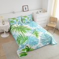 thumbnail image 4 of Erosebridal Botanical Theme Comforter Sets, Tropical Palm Tree Leaf Comforters & Duvets, Reversible 2-Piece, 4 of 8