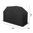 thumbnail image 4 of Expert Grill 60” Grill Cover, Abrasion & Water Resistant Black PVC., 4 of 9