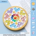 thumbnail image 1 of RKSTN Kitchen Utensils Set Kitchen Essentials Crafts Mosaicss Tile Set Wooden Cup Mats Mixed Color Mosaicss Set Crafts Pack 6ml Kitchen Decor, 1 of 5