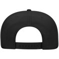 thumbnail image 2 of Wool Blend Flat Visor Pro Style Snapback Cap, Black, 2 of 2