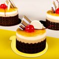 thumbnail image 4 of 200 Pcs Cake Boards Square and Round Cake Bases Cake Paper Board Cupcake Dessert Display Trays, 4 of 8