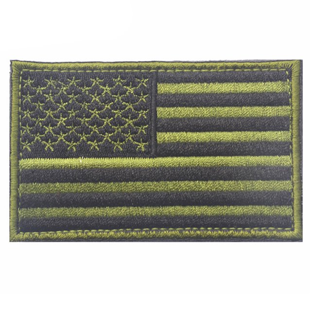 serony 8*5cm Embroidery American Flag Chapter Clothes Bags Patch Badges Armband Stickers