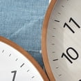 thumbnail image 4 of Outdoor Indoor Clock Silent Non Ticking Decorative Wall Clock, Wood Frame, 4 of 6