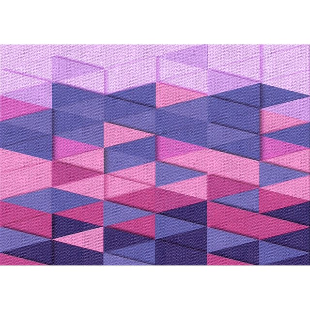 Ahgly Tapis Rectangulaire Lavable en Machine Intérieur Transitionnel Orchidée Foncée Violet, 6 Pieds x 9 Pieds