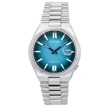 Citizen Tsuyosa Montre Automatique pour Homme en Acier Inoxydable, Cadran Turquoise, NJ0151-88X