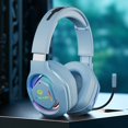 thumbnail image 5 of Rbaofujie Écouteurs Circum-Auriculaires Casque de Jeu Écouteurs de Jeu avec Microphone, 5 of 5