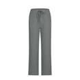 thumbnail image 4 of LSLJS Pantalon Grand Décontracté pour Femmes, Printemps, Couleur Unie, Taille Élastique, Coton et Lin, Polyvalent, Jambe Droite, Pantalon de Travail pour Femmes, 4 of 6
