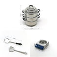 thumbnail image 3 of Delicate Metal Kitchen Pot, Bowls, Chopsticks, and Gas Set Accessories, 3 of 8