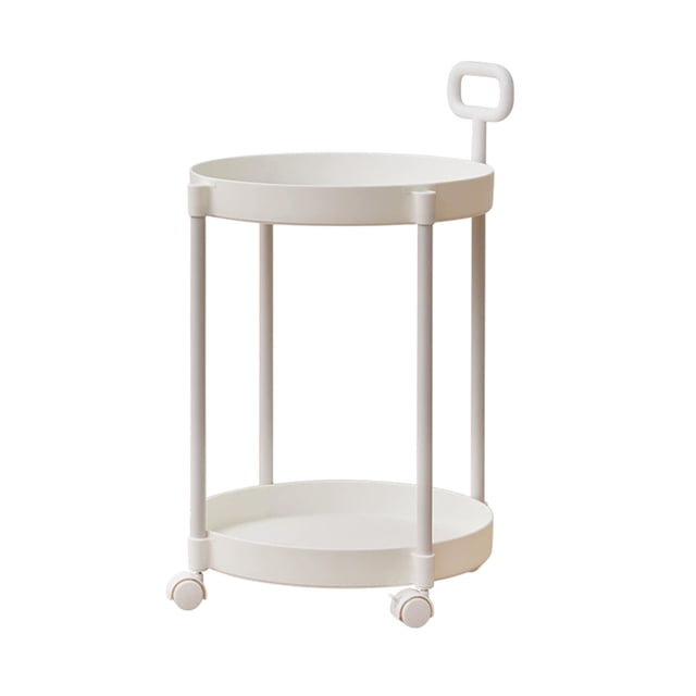 Bdday Table Basse pour la Maison Étagère Mobile Table d'Appoint de Canapé Chariot Étagère de Chevet avec Roues Étagère