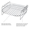 thumbnail image 4 of FAGINEY Safe Double Layer Baking Tray, BBQ Rack, Air Fryer For Home Roaster Rotisserie For Outdoor BBQ, 4 of 8