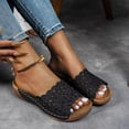 thumbnail image 4 of Mepaouo Orthopedic Sandals for Womens Hollow Wedge Platform Slides Arch Support Walking Slippers, 4 of 8