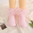 thumbnail image 2 of Chaussettes à Volants en Dentelle pour Femmes et Filles, Chaussettes de Princesse, 2 of 5