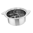 thumbnail image 2 of Guardoinrt Efficient Double Sided Soup Cookware With Divider Suitable For Hot Pot Events And Celebrations Divided Hot Pots Picnic, 2 of 6