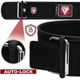 thumbnail image 3 of RDX Weight Lifting Belt 4 Adjustable Back Lumbar Support Bodybuilding, Powerlifting Functional Strength Training Core Exercise Fitness Workout Squats Deadlifts, Home Gym Equipment, 3 of 8