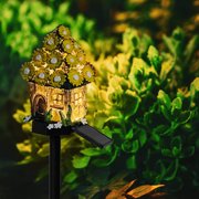 BUTASY Solar Lights Outdoor Solar Resin Ground Lamp Outdoor Garden Lights Garden Decoration Arrangement Lights