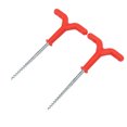 thumbnail image 3 of Y Shape Screw Threads Ground Anchor Holder, Lightweight Ice Fishing Screw Rod Stand Convenient  for Outdoor Camping, 3 of 7