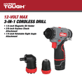 thumbnail image 4 of Set de perceuse électrique multifonction 3-en-1 Hyper Tough 12V Max Lithium-Ion, 4 of 10