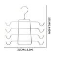 thumbnail image 2 of Vaidha Cintre Pliable à Plusieurs Couches pour sous-Vêtements Cintre pour Camisole Rangement Multifonction, 2 of 2