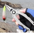thumbnail image 4 of EGNMCR Camping & Randonnée Pinces de Route Intégrées en Alliage d'Aluminium Pinces de Pêche Multifonctionnelles wire cutter, 4 of 5