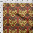 thumbnail image 2 of oneOone Georgette Viscose Fabric Swirl & Paisley Ikat Fabric Prints By Yard 42 Inch Wide, 2 of 4