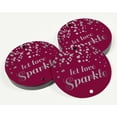 thumbnail image 3 of Inkdotpot Silver Foil Paper Hang Tags Let Love Sparkle Wedding Favor Tags 100 Pieces, 3 of 6