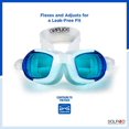 thumbnail image 3 of Dolfino Pro SportPlus Youth Two-Pack Swim Goggle, Blue / Smoke, 3 of 6