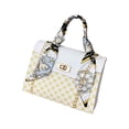 thumbnail image 2 of Vaidha One Shoulder Crossbody Bag Leather Large Capacity Multi Compartment Women Bag, 2 of 3