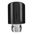 thumbnail image 1 of Carbon Fiber Style Car Modified Single Outlet Exhaust Pipe Muffler Tip Tail Throat 54-101mm, 1 of 9