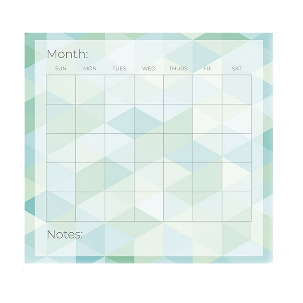 HLONK Magnetic Calendar For Refrigerato Fun DesignrRolling Whiteboard Self-Adhesive Feature Dry Erase Board