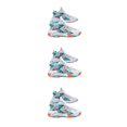thumbnail image 4 of QualitChoice Chaussures de Basketball pour Homme Respirantes à Amorti Espadrilles Couple Professionnelles Extérieur Résistantes à l'Usure Sport Gym Course Blanc Orange 43 3 Pcs, 4 of 6