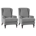 thumbnail image 1 of tredstone 2x Breathable Armchair Cover Stay Fresh And Comfortable In Any Weather Soft light grey, 1 of 6