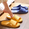 thumbnail image 2 of Slip-on Slippers Summer Unisex Non-Slip Bathroom Thicken Bottom Slippers, 2 of 6
