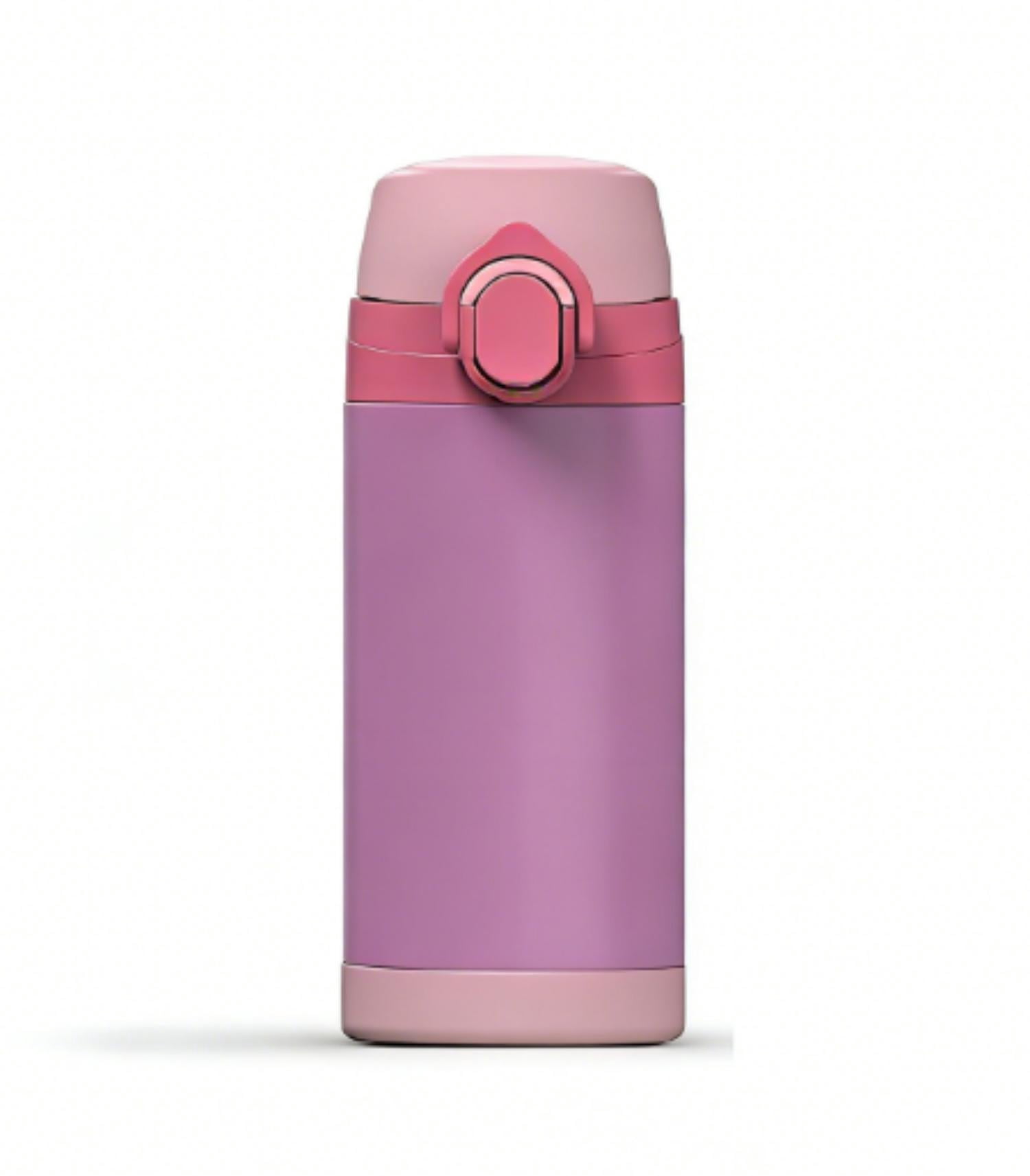 Mainstays enfants rose 12oz (355mL) en acier inoxydable isolé tasse pour filles, double mur SS304 tasse réutilisable, coupe de voyage résistante aux fuites