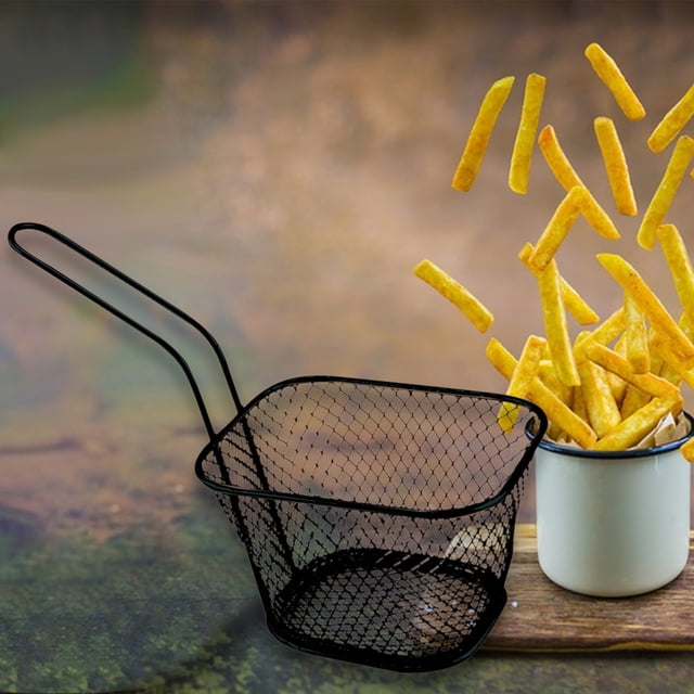 Panier à Frites en Acier Inoxydable Panier à Collation Panier en Filet Panier à Poulet Panier à Frites