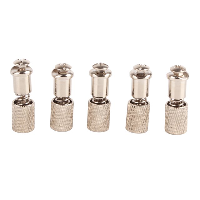 Pince à Pied à Ressort 5Pcs en Acier Inoxydable Changement Facile Forte Durable Presser Pied Changement Vis Pince pour Machine à Coudre