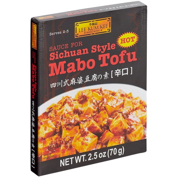 Lee Kum Kee Hot Sichuan-Style Mabo Tofu Sauce 2.5 oz. - 36/Case