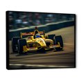 thumbnail image 2 of Designart Racing Oversized framed wall art decor, Racing framed wall Art, Rush of Formula Car at Speedway I , Yellow Modern black framed wall art, 32x24 inches black frame, 2 of 5