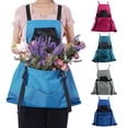 thumbnail image 3 of Gardeners Apron with Quick Release Pockets Water- Fabric Adjustable Back Straps for Fruit Picking and Yard Work, 3 of 6